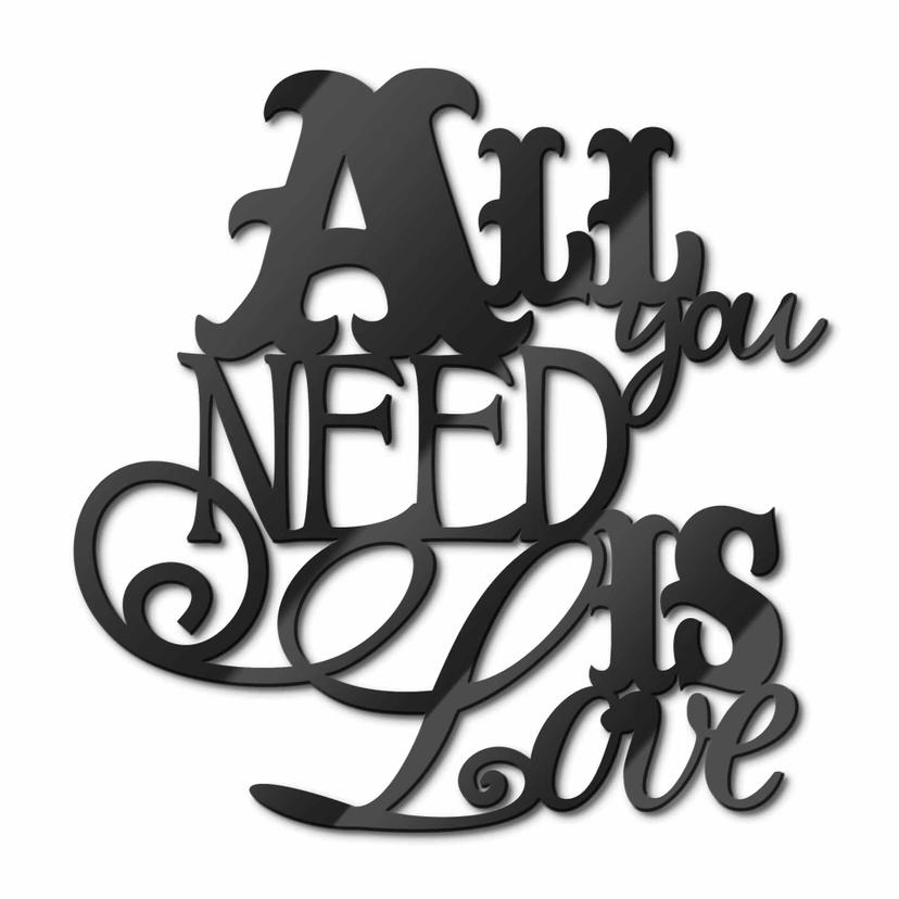 All you need is love – acrilico