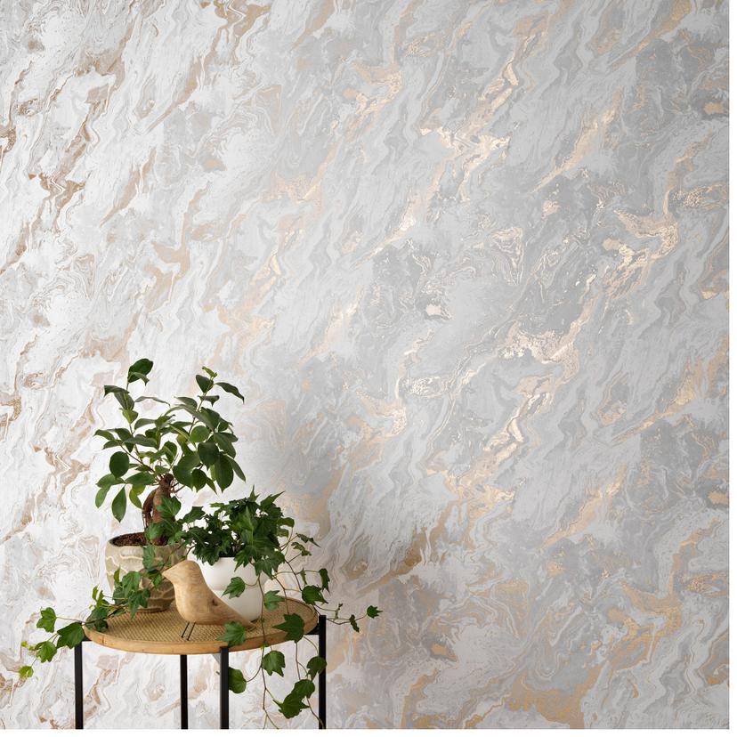 Erismann non-woven tapet Evolution grå