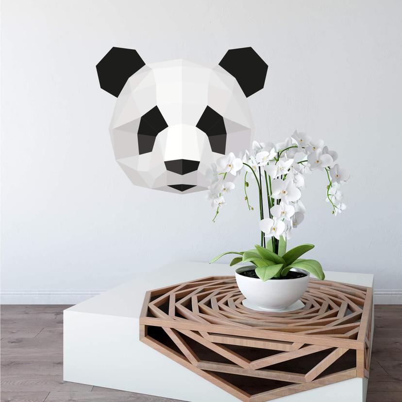 Adesivo murale geometrie - Panda