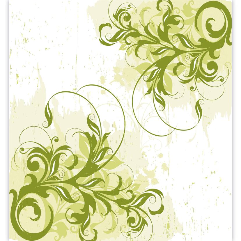 Fotomurale Ornamento verde