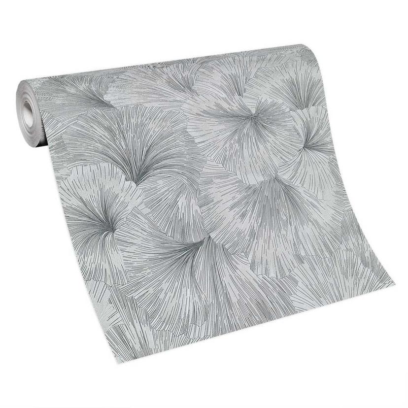 Carta da parati Leaf, carta da parati a motivi Fashion for Walls 4 di Guido Maria Kretschmer grigio