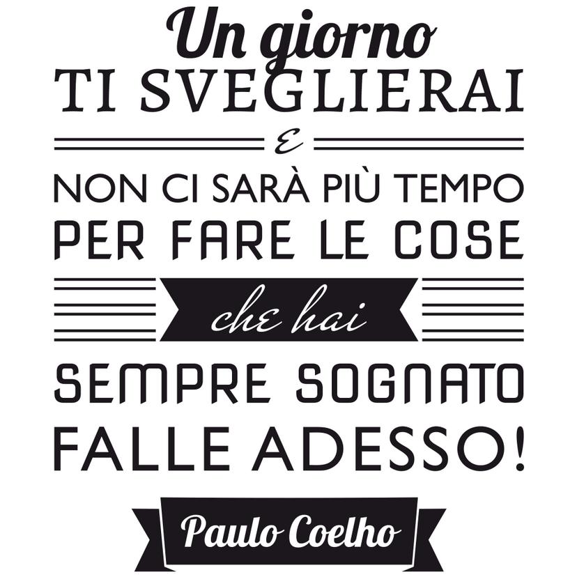 Sticker mural - Un giorno...