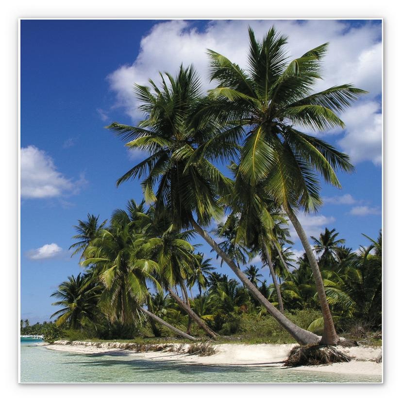 Tableau Forex - Charme des Caraïbes - format carré