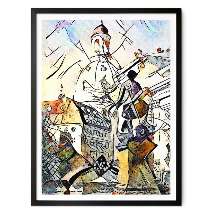 Poster Zamart - Kandinsky rencontre Dresde