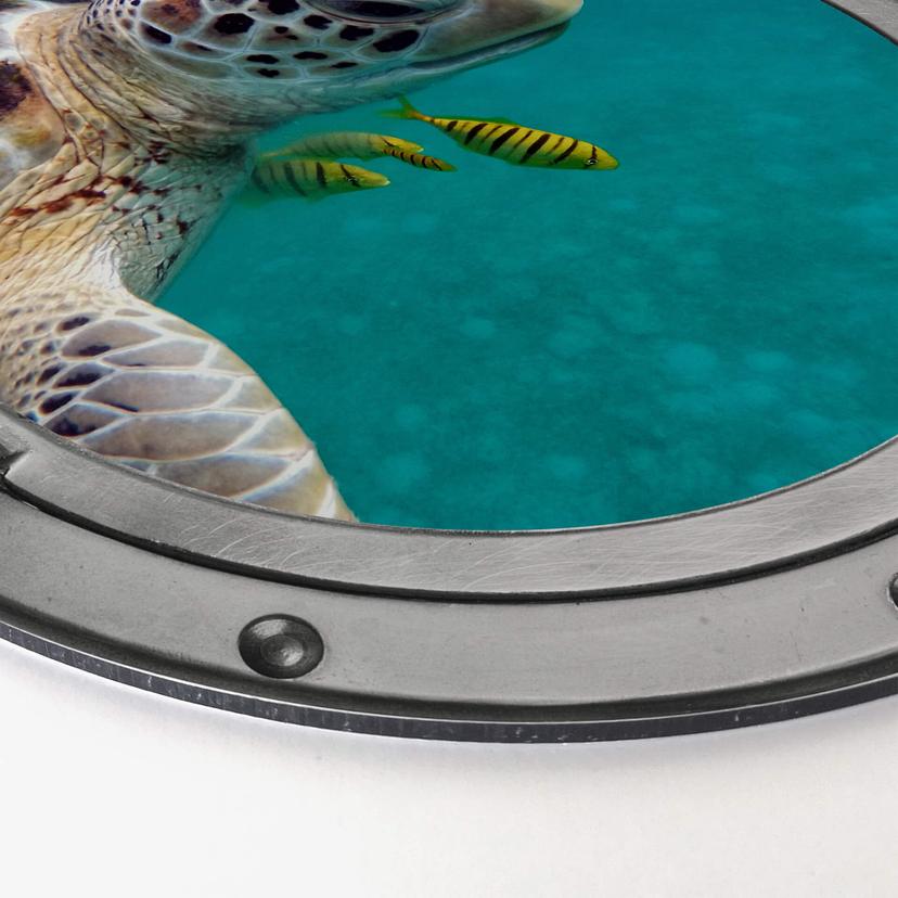 Alu-Dibond effetto 3D - Amici - tondo