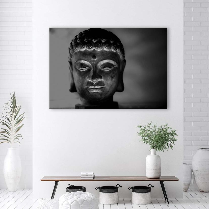 Stampe su tela, Testa di Buddha Feng Shui
