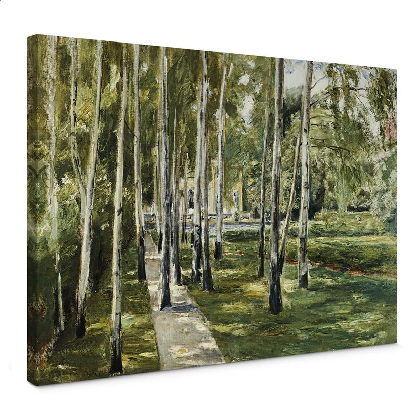 Lienzo Liebermann - El jardín del artista