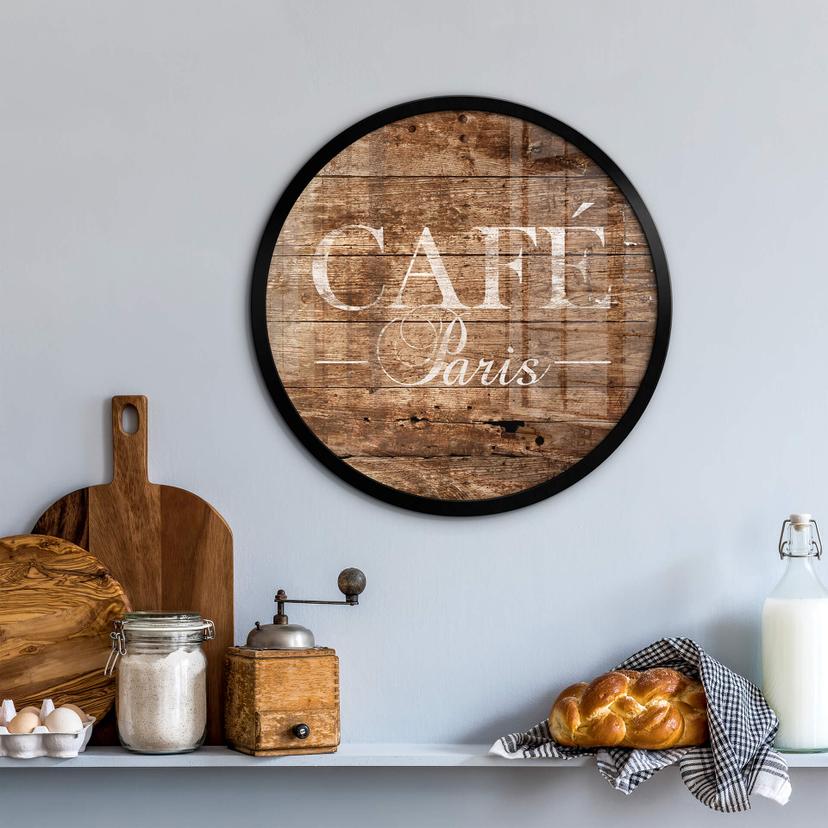 Póster Café París - Redondo