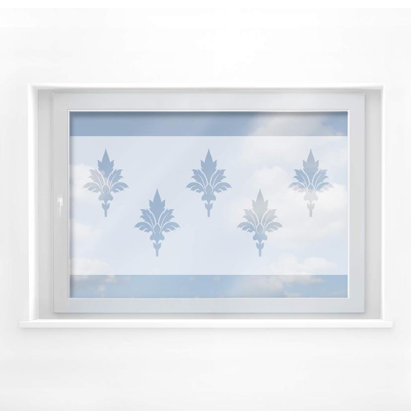 Muestra retro de decoración de ventanas
