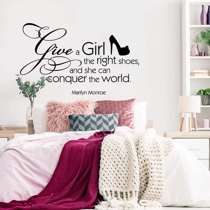 Wallsticker Sticker mural - Give a girl the right shoes... 2