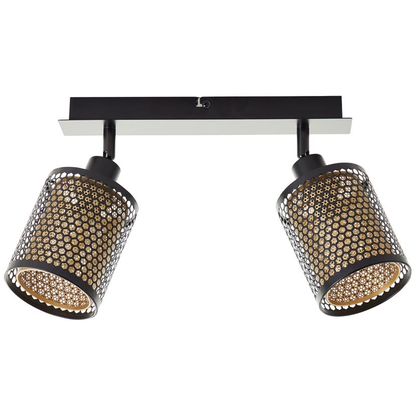 Spotbalken Elias, gold, 20,9 x 30 cm, Metall Lampe