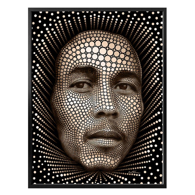 Póster Ben Heine - Circlismo: Bob Marley