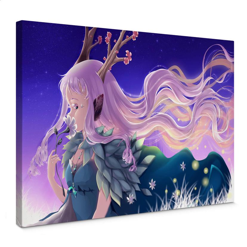 Tableau en toile La Doll Blanche - Lumi