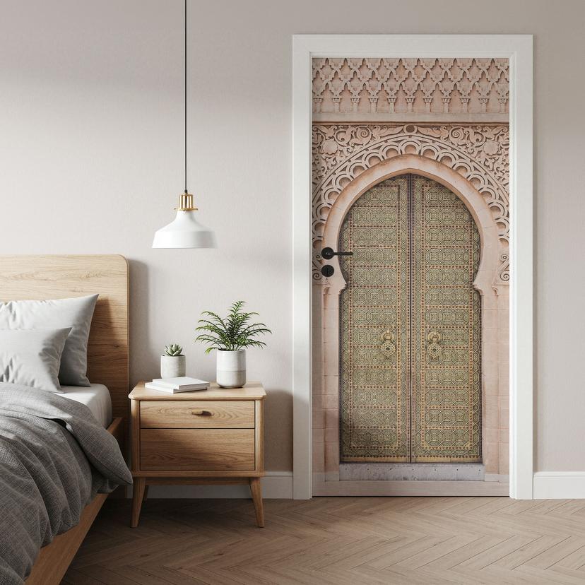 Vinilo para puerta Moroccan Door - Sisi & Seb - Decoración autoadhesiva para puertas
