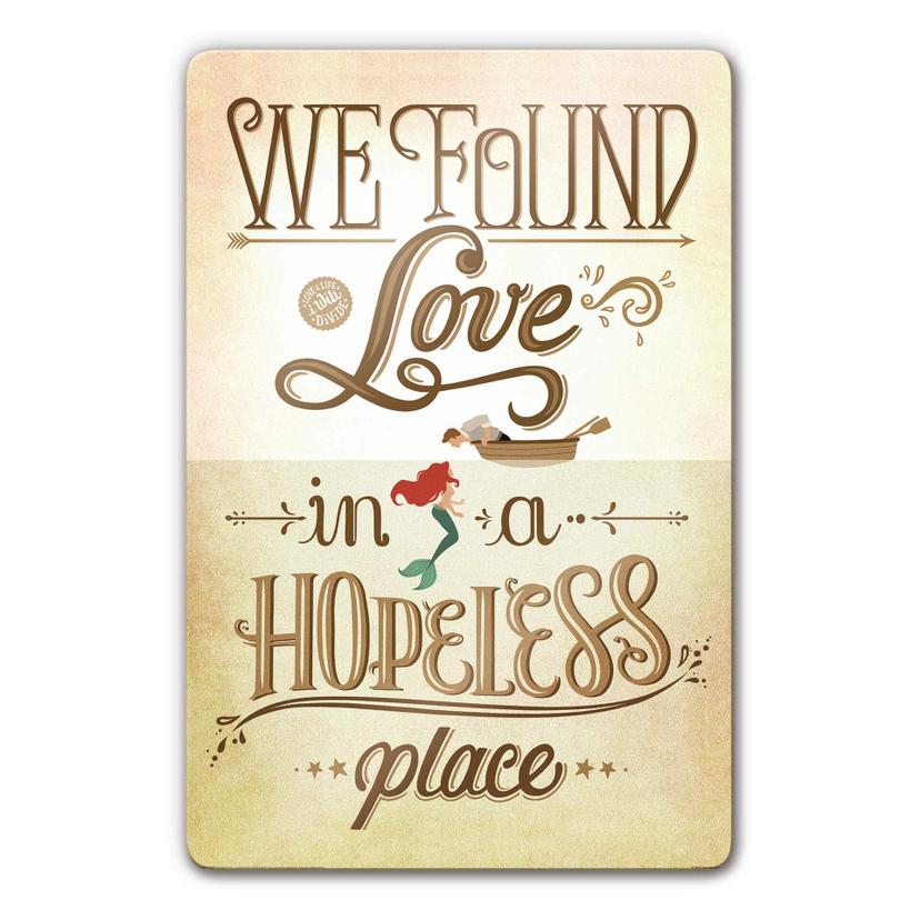 Tableau en verre Tohmé  - We found Love