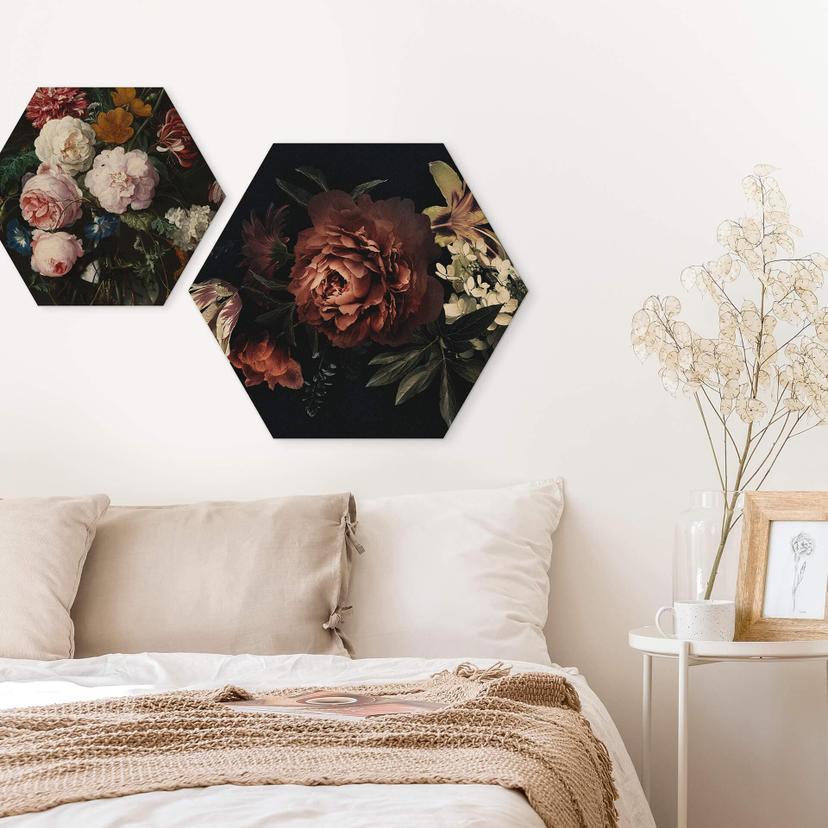 Esagoni in legno - Bouquet