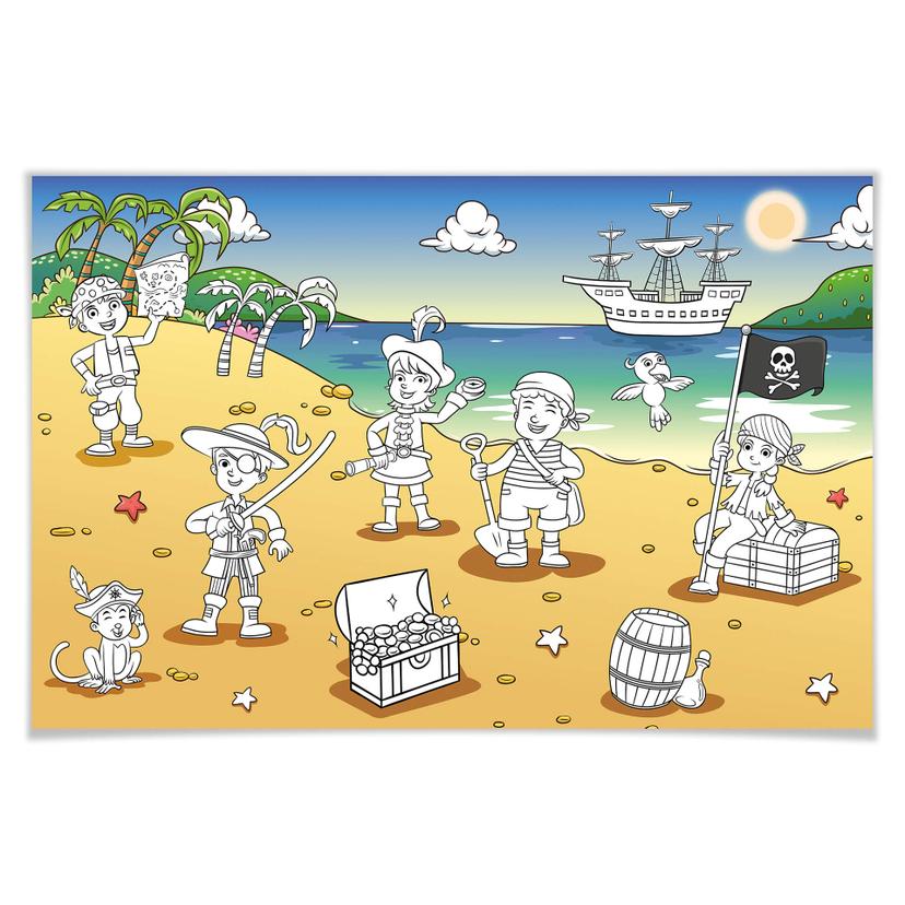 Giant Art® XXL-Poster Piraten - 175x115 cm
