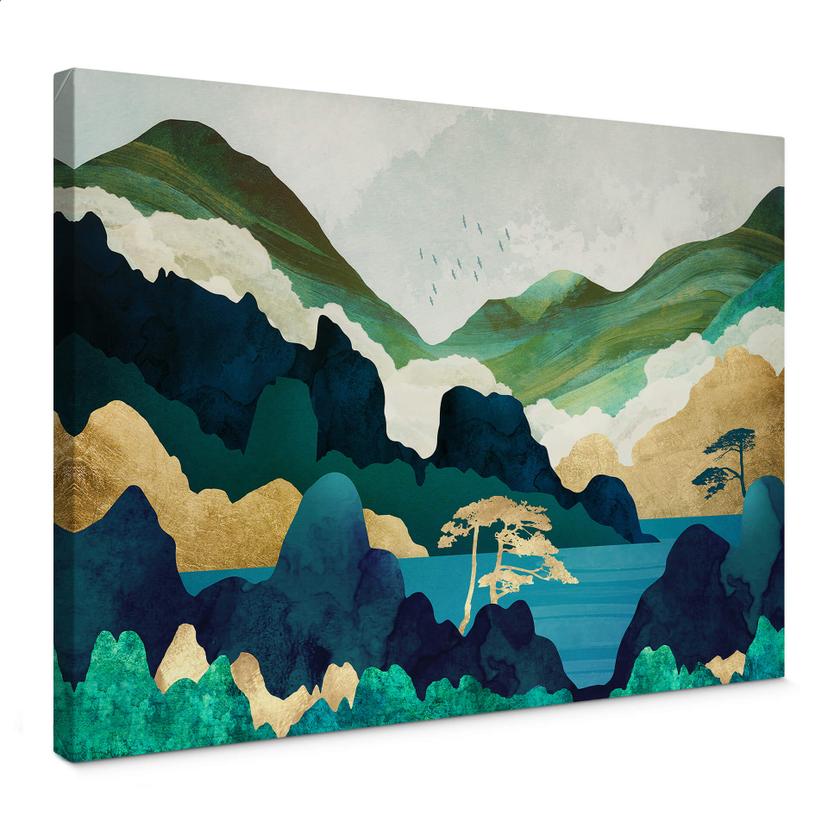 Tableau sur toile SpaceFrog Designs - Dans les montagnes