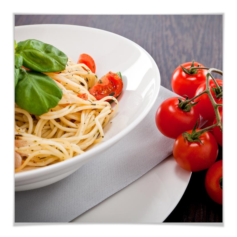 Poster - Pasta italiana - quadrato