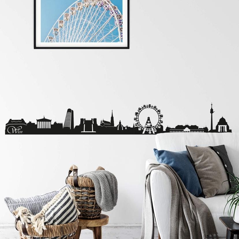 Sticker mural - Vienne Skyline