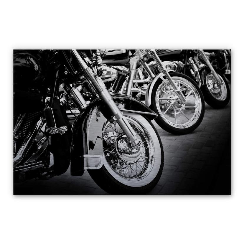 Tableau en alu-Dibond Roues de moto
