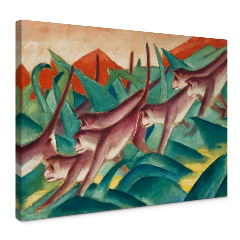 Lienzo Marc - Friso de monos