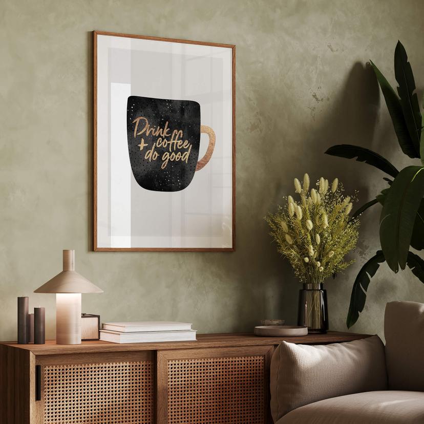 Poster Fredriksson - Drick kaffe och gör gott