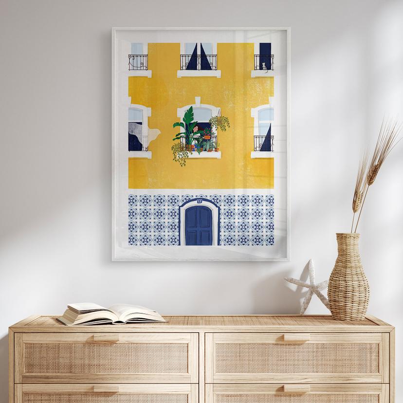 Póster Fachada de Menina Lisboa - Tomljanovic