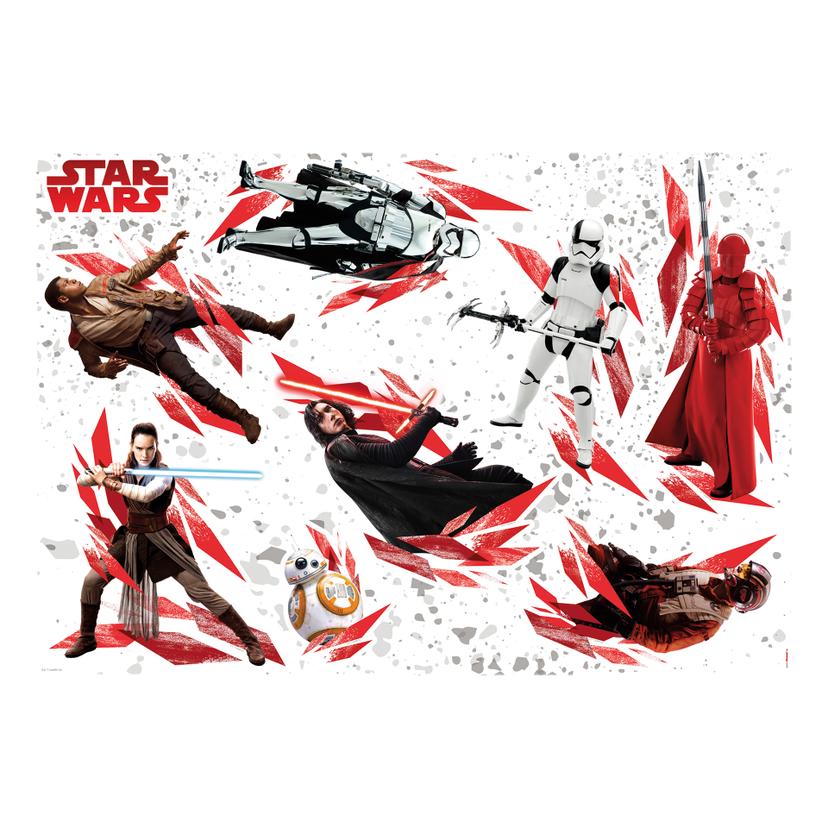Sticker murale -Star Wars "L'ultimo Jedi" 9 pezzi