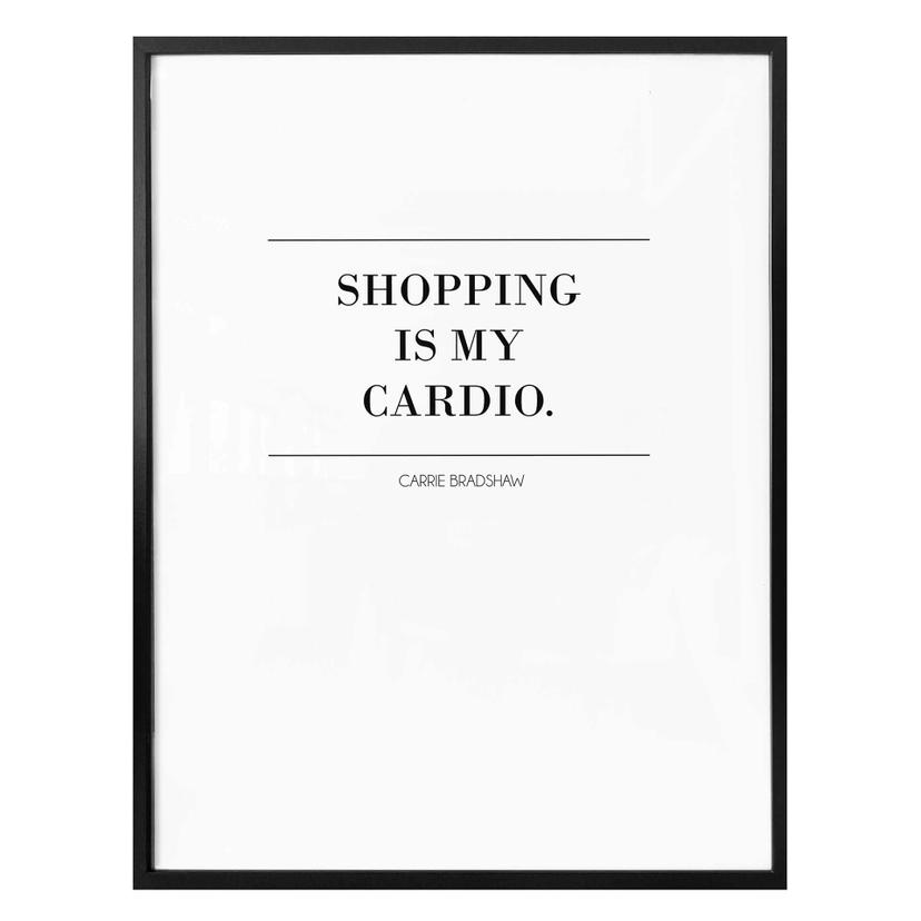 Poster Shopping is my cardio