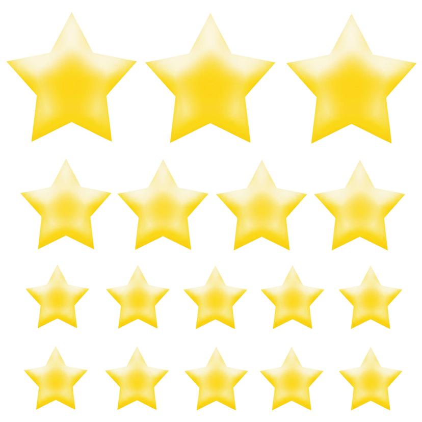 Wandtattoo Stars