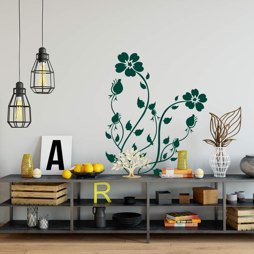 Sticker mural - Flora Famosa