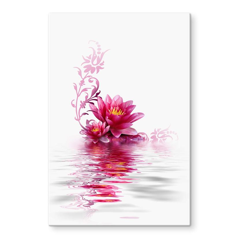 Tableau en verre - Magie des Fleurs