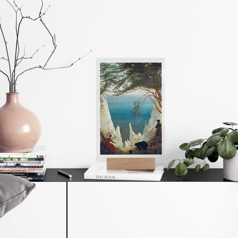 Decoro acrilico + supporto Friedrich Scogliere