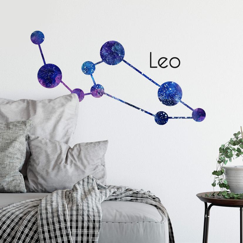 Adesivo murale zodiaco Leo - Leone