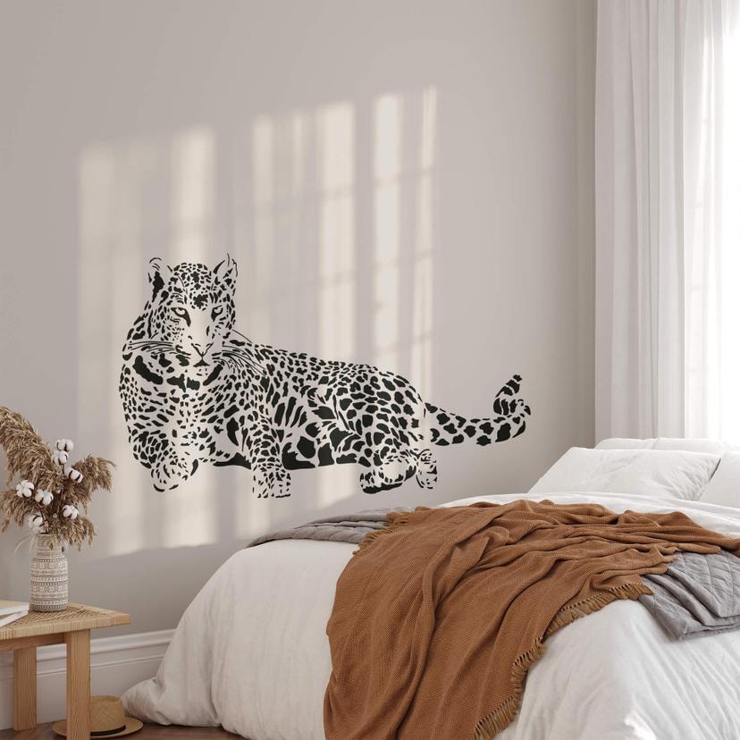 Liggende leopard
