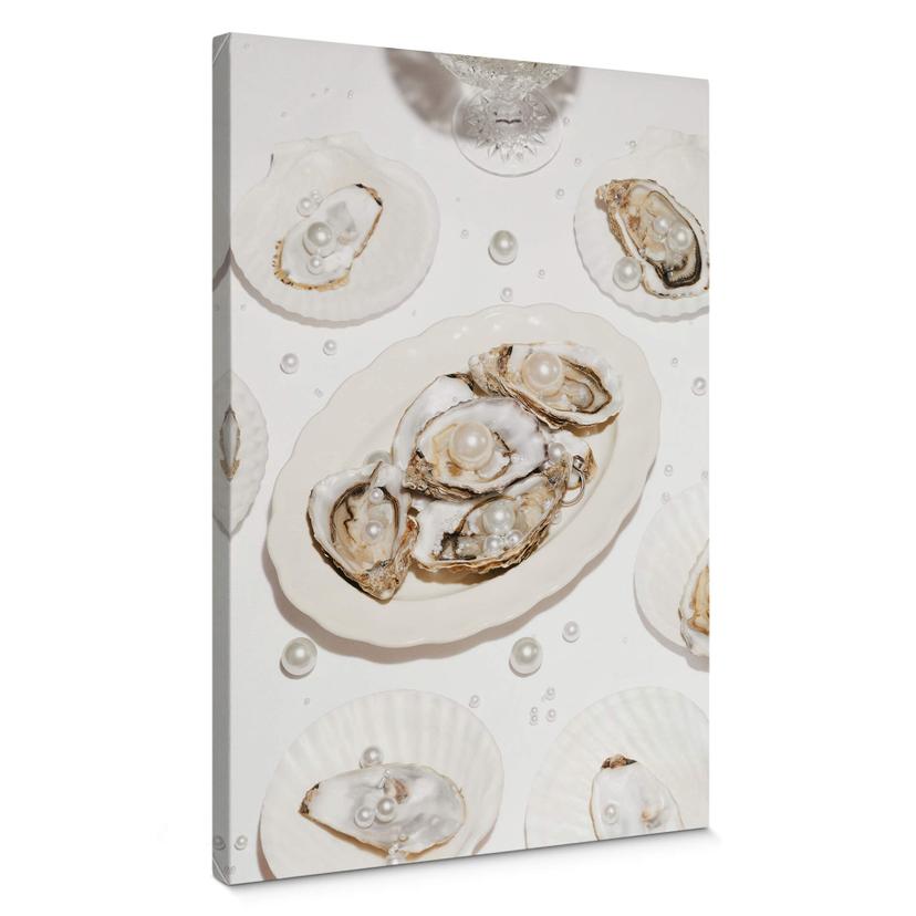 Lienzo 1X Estudio - Ostras con perlas