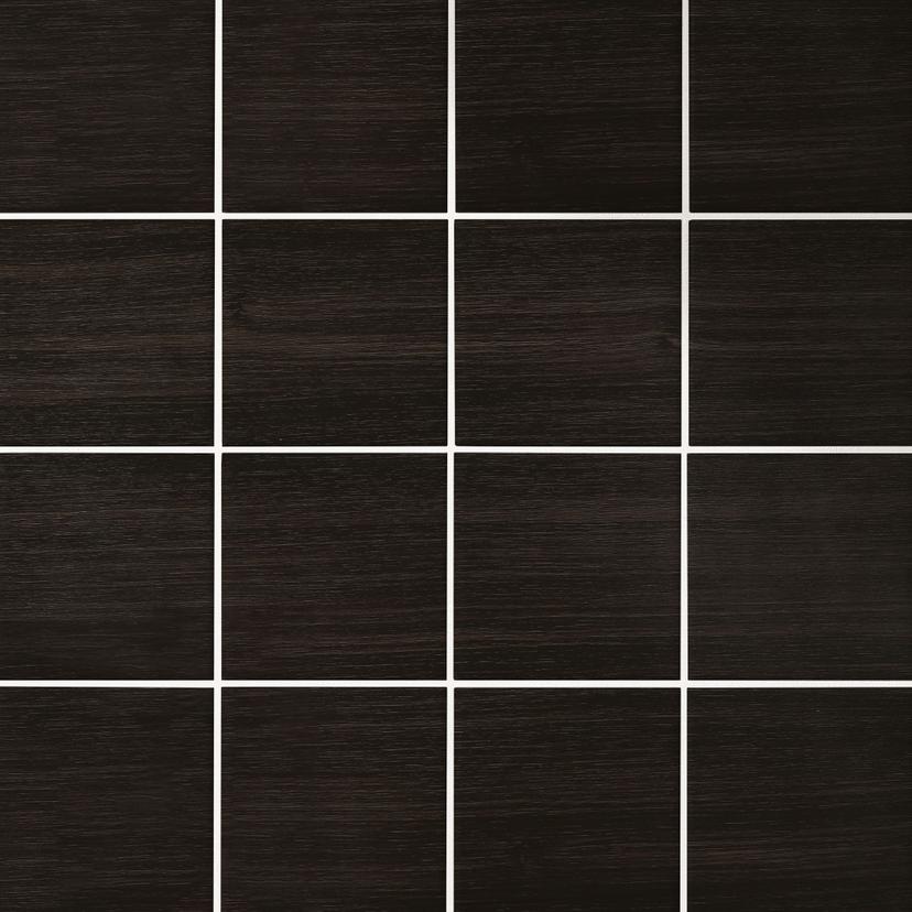 Autocollants pour carreaux bois marron foncé, ébène, aspect bois, film pour meubles, film pour salle de bain, crédence de cuisine