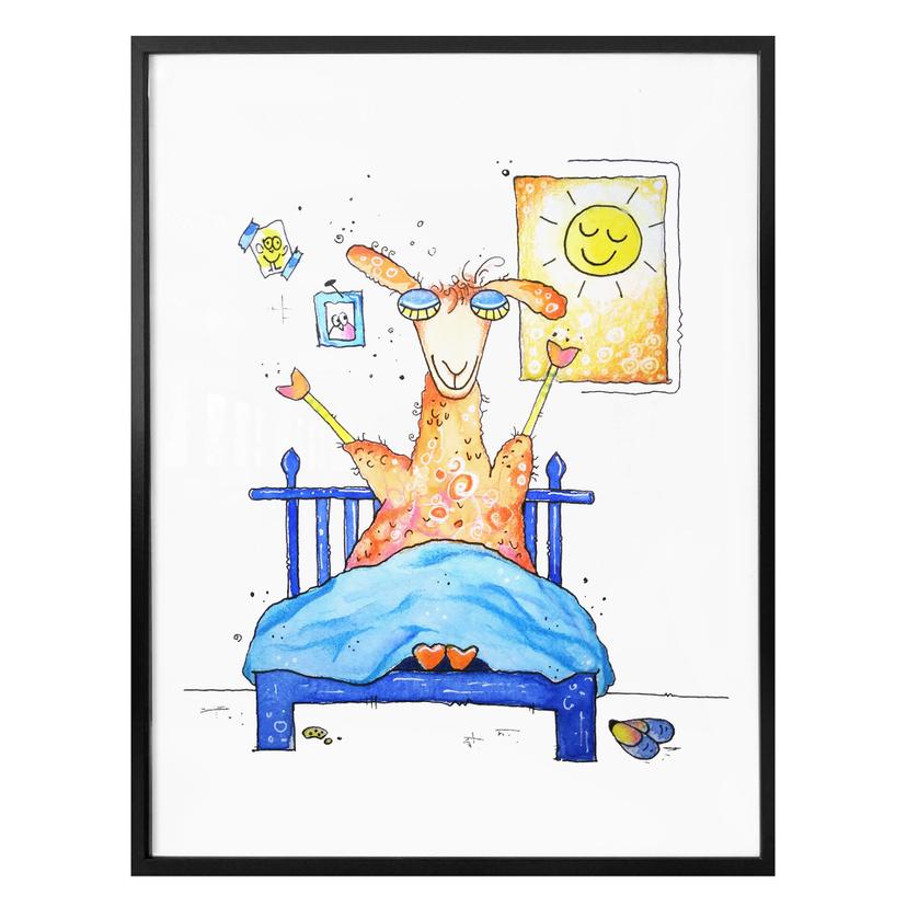 Póster Hagenmeyer - Buenos días llama