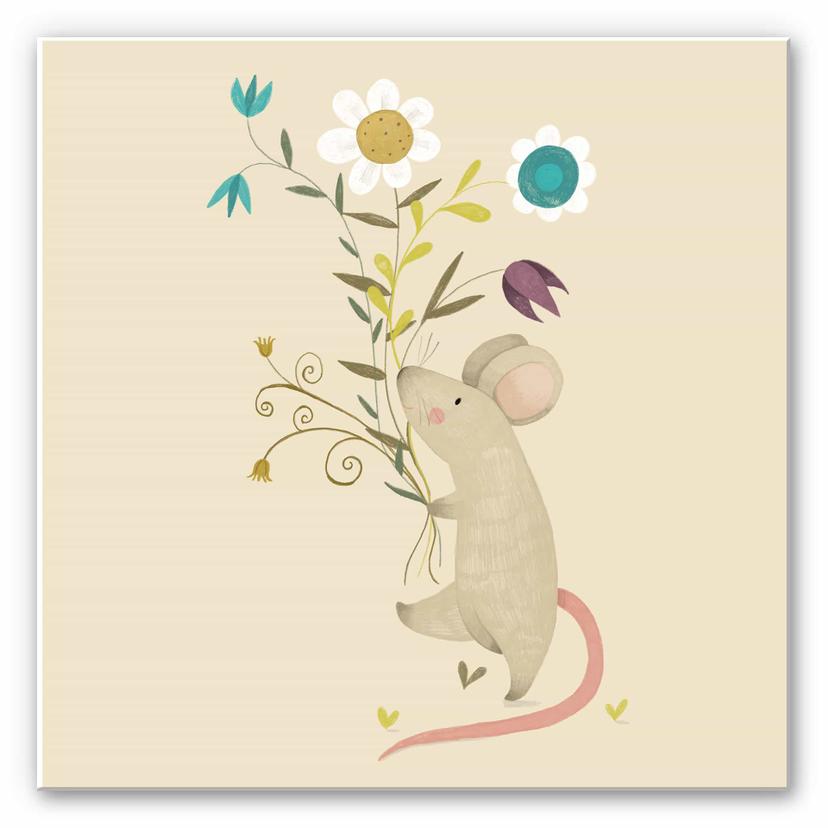 Wanddecoratie Loske - Kleine Muis