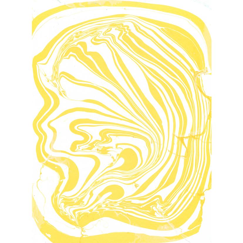 Papier peint photo Impressions de couleur jaune