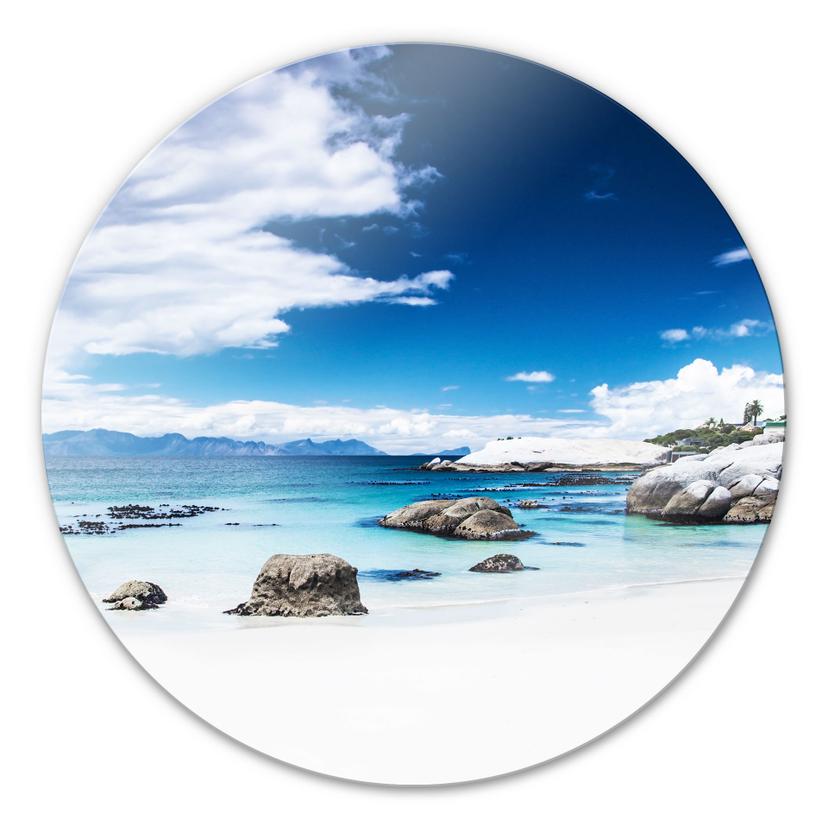 Tableau en verre - Western Cape - rond