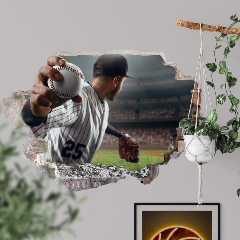 Adesivo 3D - Baseball