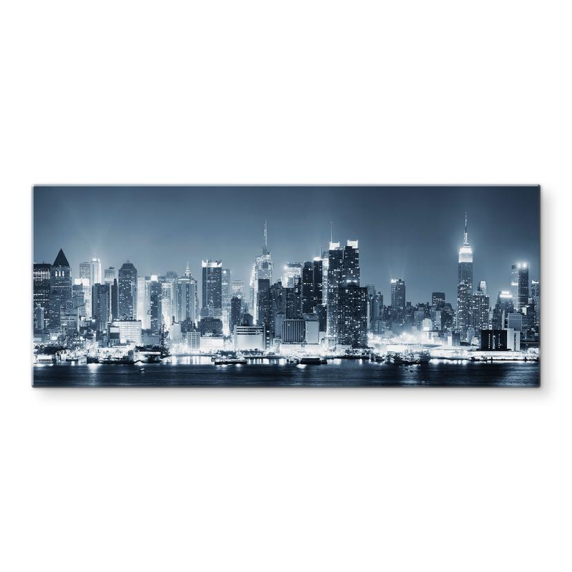 Pannello paraschizzi - New York di notte 1