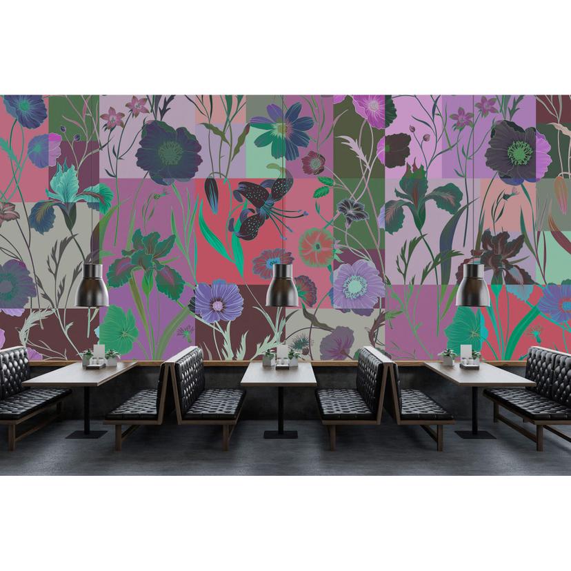Livingwalls papier peint photo Walls by Patel 2 floral patch 1