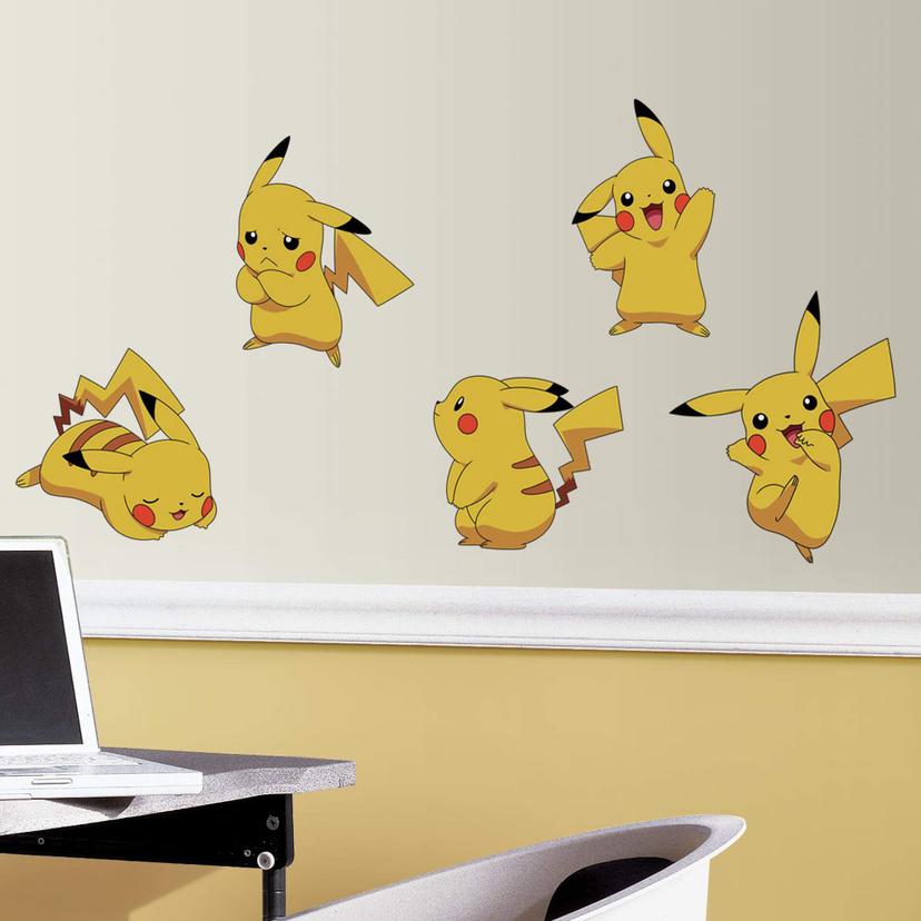 Muursticker Set Pokemon Pikachu