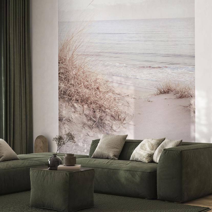 Fototapet Klitter på stranden - 1X Studio