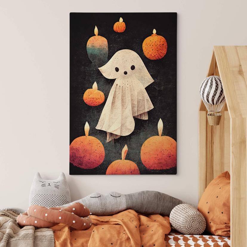 Stampa su tela Treechild - Little Ghost