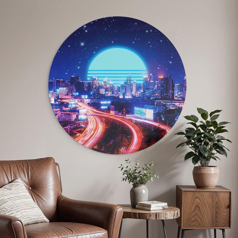 Decorazione murale in Dibond Città cibernetica di Bangkok - Takkar
