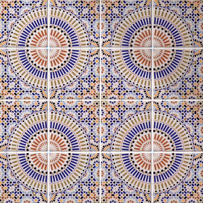 Sticker carrelage - Style oriental 03